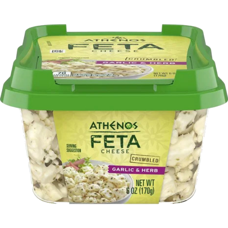 Crumbled Traditional Feta Cheese - Athenos