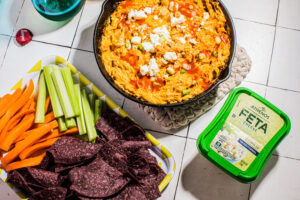 Buffalo Chicken Feta Dip