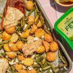 Easy Sheet Pan Lemon Chicken & Feta