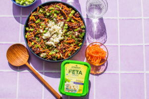 Edamame, Feta and Black Rice Salad