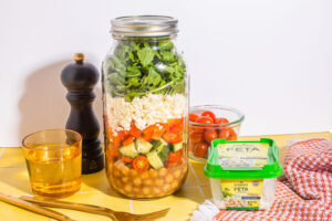 5-Layer Jar Salad To Go