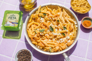 Cajun Shrimp Pasta with Feta