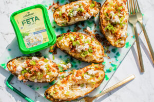 Whipped Feta Twice Baked Potatoes